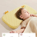 AIBEDILA Infants Washable Pillow Toddlers Soothing Bean Sleeping Pillows 0-6Y Kindergarten Cartoon Memory Silicone Cotton Pillow