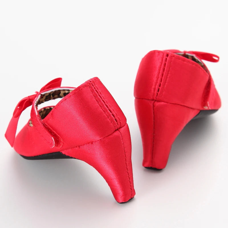 Spring and Autumn Girl Baby Anti slip Children's Shoes Girl Baby Beautiful Bow High Heels Girl Baby High Heels