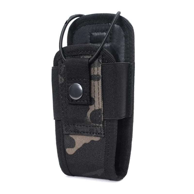 Tactical Walkie Talkie Carry Bag Molle Radio Pouch Holder Pocket Portable Outdoor Hunting Sports Waist Bag Interphone Holster