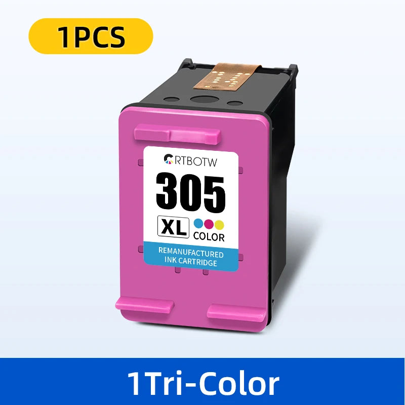 CRTBOTW 305 Ink Cartridge For HP 305XL HP305 Compatible DeskJet 2710 2755 4100 4130 Envy 6032 6020 6022 6430 Printer XL