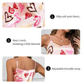 Ladies Sexy Sling Nightgown Nightdress Women's Sexy Lingerie Silk Satin Sleepwear Floral Pinting Nightwear Homewear Mini Dress