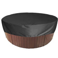 Round Bathtub Cover Outdoor Anti-Uv Spa Hot Tub Dust Cover Foldable Sunscreen Dustproof Waterproof Covers Swimming Pool Cover