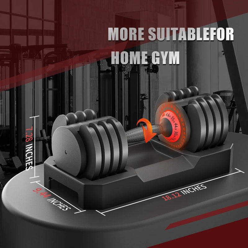 Male & Female Adjustable Dumbbells Set, Multi-spec 24kg | SAMAG