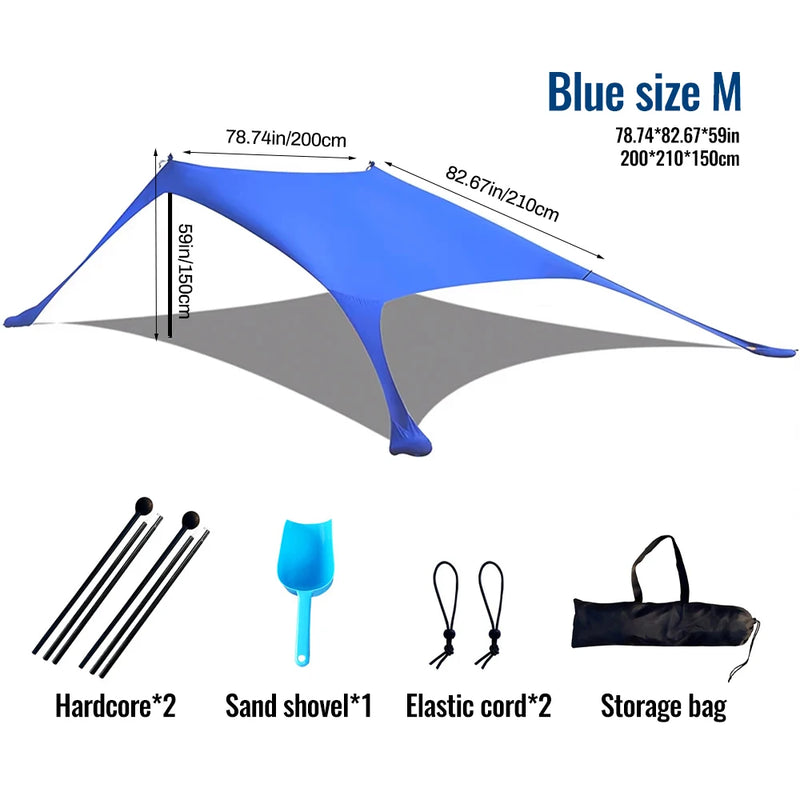 Hot Sell Portable Lycra Beach Canopy Tent UV Protection | SAMAG