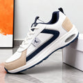 ZERJER Men's Air Cushion Casual Sports Shoes Lace-up Design All-Season Comfort Walking Shoes Sporty Casual Style Great Stability