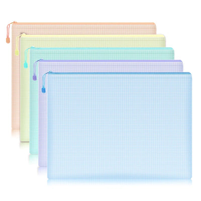 Waterproof Mesh Zipper Pouch, Document Bag, File Folders | SAMAG