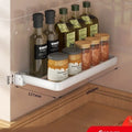 Foldable kitchen Storage Rack Fridge Organizer Storage Tray Clear Food Storage Organizer Spice Rack kitchen Organizer