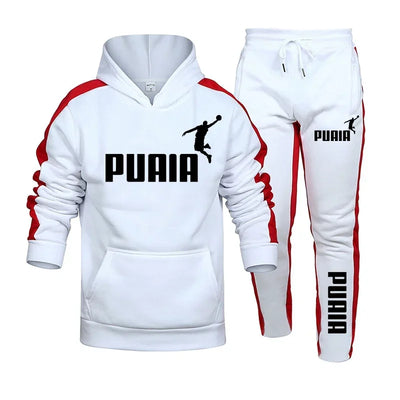 Men's hooded sweatshirt + sports pants set for autumn | SAMAG