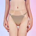 Sexy Unisex Oil Shiny Sheer See Through Boxer High Elastic Safety Short Smooth Bottom Wear Glossy Ultrathin Underwear Slim  Body