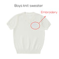 AP Spanish Sunset Collection SS26 Girls Puff Sleeves Dress Embroidery Sweater Boy V-neck Blazer Brothers Sisters Family Matching