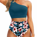 Sexy Single Shoulder Backless Printed Solid Color | SAMAG