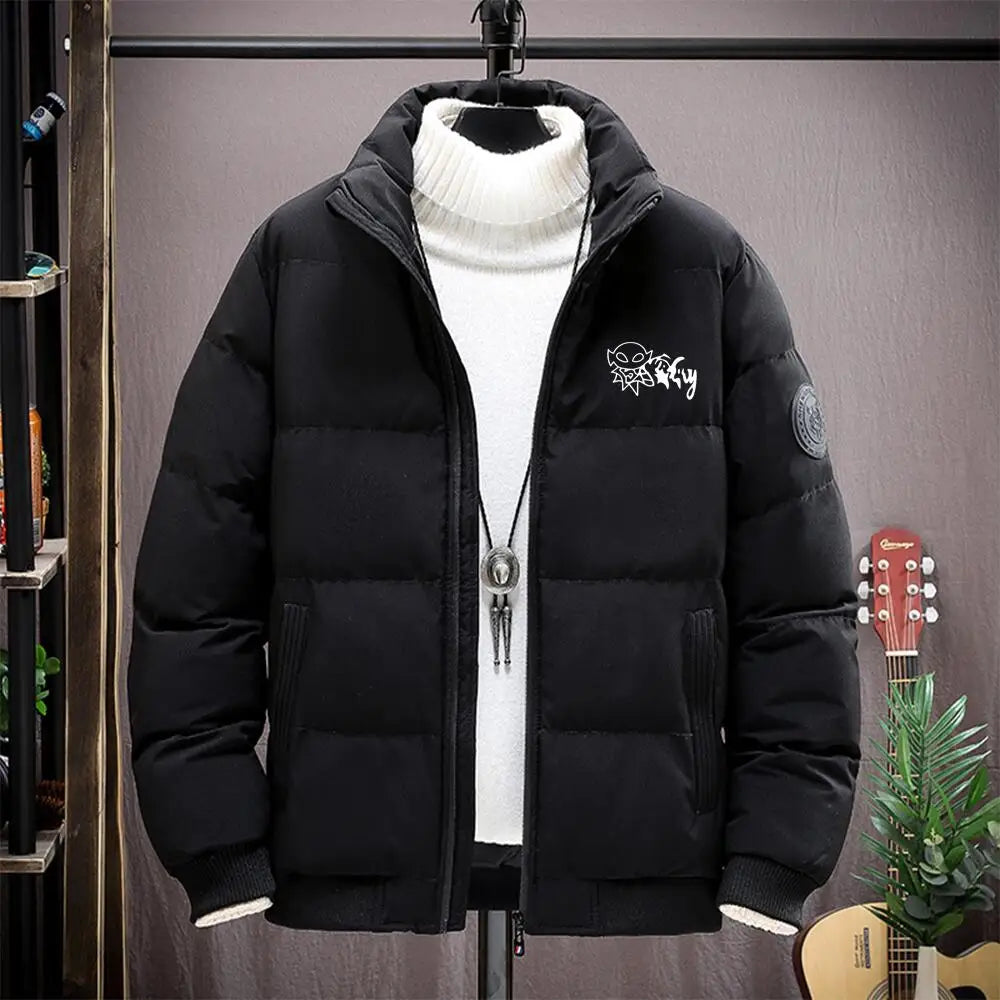 Winter Coat Men 2026 New Thick Warm Bomber Jackets Puffer Jackets Parkas Down Coats Waterproof Casual Fashion Mens Winter Jacket