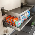 Wall Mounted Kitchen Utensils Organizer Home Spice Rack Box Jar Dish Drying Shelves Storage Supplies - View 2 | SAMAG