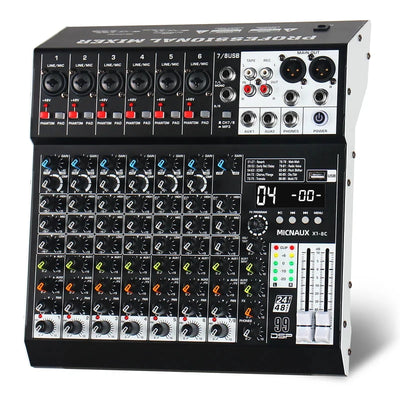4/6/8/10-Channel Professional Audio Mixer Console With 99 | SAMAG