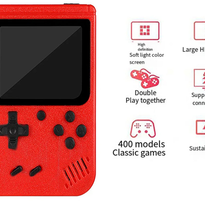 400 In 1 MINI Games Handheld Game Players Portable Retro Video Console Boy 8 Bit 3.0 Inch Color LCD Screen Games