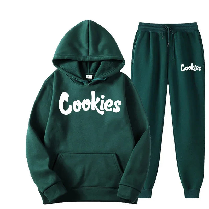Men and women of the same fashion trend hoodie casual two - piece suit jacket pants brand printing logo size - View 2 | SAMAG