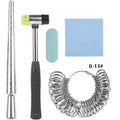 US Standard Ring Sizer & Reshaping Mandrel Set, DIY Jewelry Making Measuring Repair Maintenance Tools for Ring Shaping