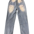 【HME】Men's jeans Street‑Style Distressed Denim Pants | SAMAG