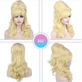 HAIRJOY Beehive  Wig Womens Curly  Long Heat Resistant Synthetic Hair Cosplay Wigs