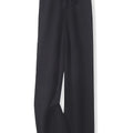 100% Merino Wool Pants Women Autumn Winter Casual Wide Leg Trousers Middle Seam Style Knitted Cashmere Soft Lace-up Trendy Pants
