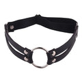 Newest Women Sexy Elasticity Harness Heart Fashion Bondage Goth Decor Garter Belt Thigh Harness Leather Lingerie for Stockings