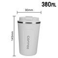 Thermo Cafe Coffee Mug 380/510ML Car Thermos Mug Leak_Proof Travel Thermo Cup for Tea Water Coffee Double Stainless Steel