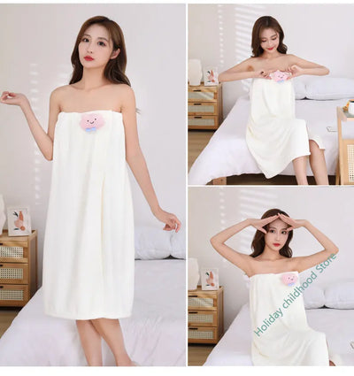Bath Towel Household Women Wearable Wrap Adults Absorb | SAMAG