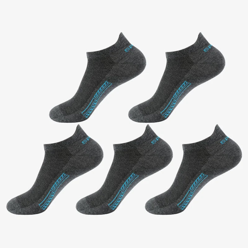 5 Pairs of Ultra Comfy Unisex Crew Socks Breathable | SAMAG