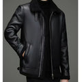 Men's Winter Suede Casual Pu Fur All-In-One Warm Jacket