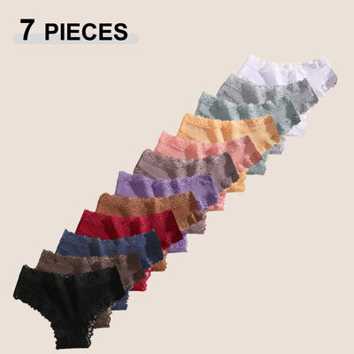 /Set Women Sexy Lace Panties Cotton Seamless Brazilian | SAMAG