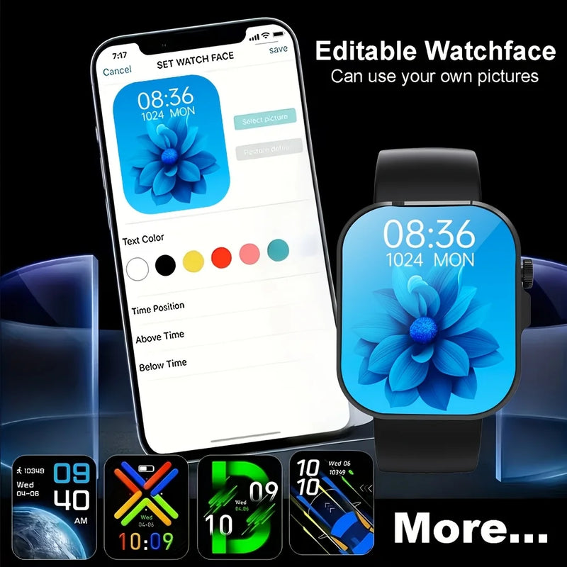 Smart Watch, Premium, with Multiple Sports Modes/Call Notifications/Message Alerts/Music Control and More