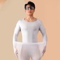 1pcs Men's Ultrathin Thermal Underwear High elasticity Plus Size Constant Temperature Seamless Long Sleeve Bottoming Set