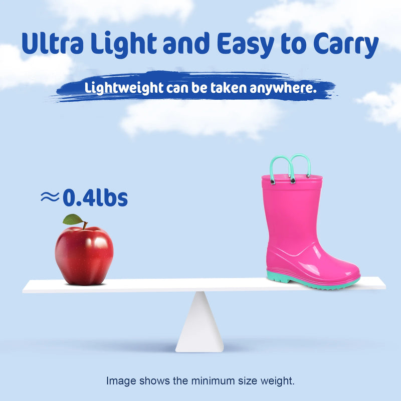 Evshine Rain Boots For Children Fashion Cute Rubber Boots Boys And Girls Waterproof Rain Boots Lovely Cartoon Kids Rain Boots