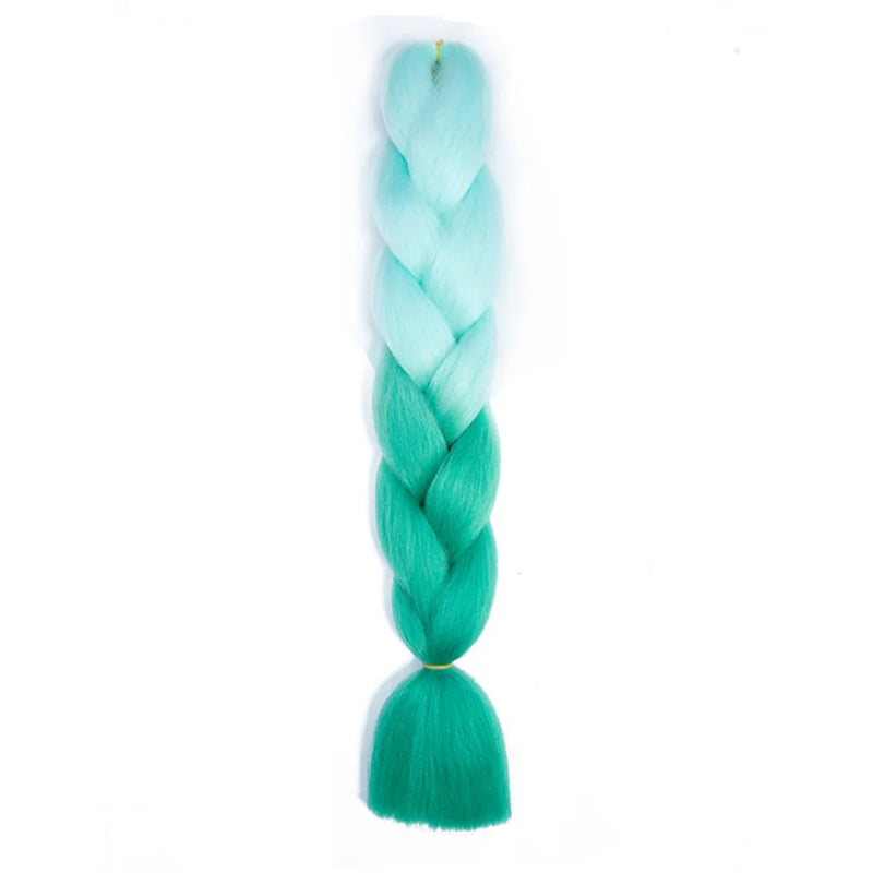 24 Inches DIY Jumbo Braiding Hair Synthetic Hair Extensions Afro Ombre Crochet Braid Hair Wholesale For Women