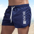Summer Shorts Men Fast Drying Swim Shorts Breathable Net Fast Drying Surf Beach Pants Men's Fitness Pants Elastic Waist Shorts