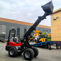 Free shipping custom mini skid steer loader EPA/EURO 5 telescopic arm skid steer loader track small wheel loader