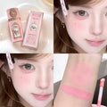 Gege Bear Strawberry Pink Liquid Blush Korean Makeup Matte Nude Apricot Tint Blusher Brighten Face Rubores Rouge Cute Makeup