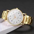 2/4PCS Fashion Arabic Dial Women Watches Simple Quaretz Wristwatch with Bracelets Set Reloj Mujer（Without Box）