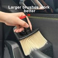 SEAMETAL Car Wash Brush Dust Remover Car Air Conditioner Outlet Dust Removal Brush Soft Bristles Brushes for Car Cleaning Tools