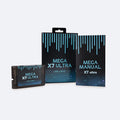 LED Light Mega X7 Ultra Instant Save  Game Cartridge for SEGA GENESIS Mega Drive MegaDrive Game Console With Manual Support 32x