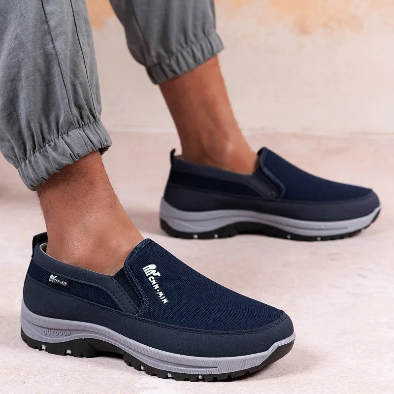 Men's Casual Classic Loafers 2025 New Middle-aged and Elderly Casual Sports Lightweight Soft Sole Shoes Comfortable and Non-slip