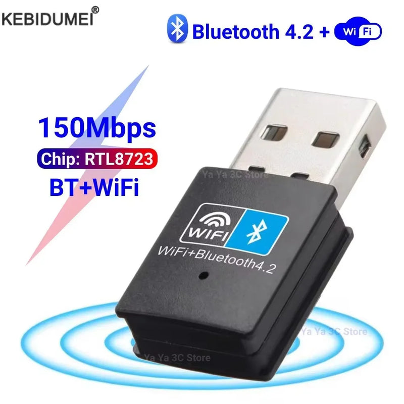 900Mbps USB WiFi Bluetooth 5.4 Adapter 2in1 Dongle Dual Band 2.4G 5GHz 6 Network Wireless Wlan Receiver - Visuel 9 | SAMAG