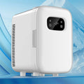 2026 New Upgrade 12V 10L Portable Semiconductor Car Refrigerator Car Home Mini Beauty Makeup Refrigerator Student Silent Small