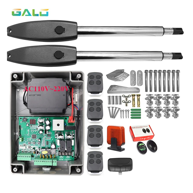 Electric Gates / Electric Swing Gate Opener For 400KG Butterfly Door/Swing Gate Motorcycle With Remote Control Full Kit Optional