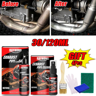 30/120ml Car Motorcycle Exhaust Pipe Cleaner Rust Remover | SAMAG