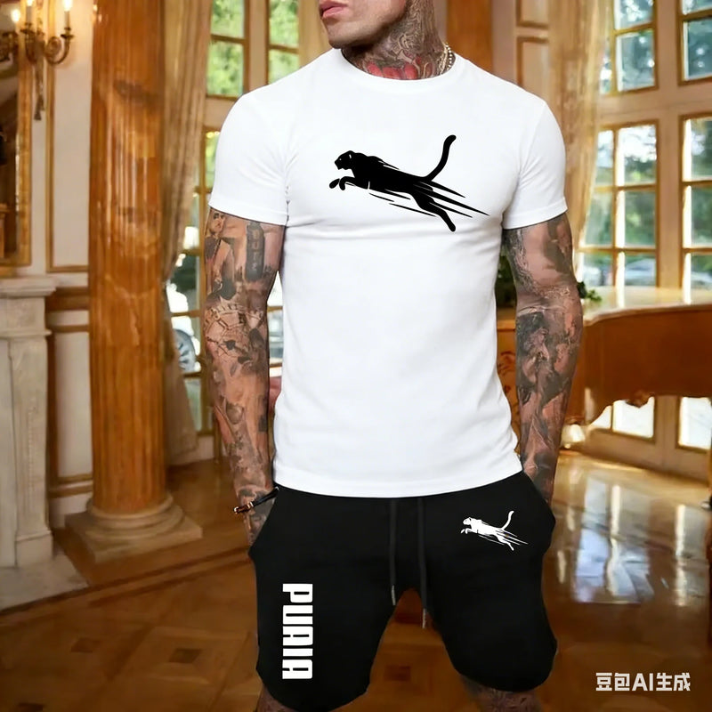 Trend Fashion Leisure Summer Outdoor Sports Set Men's | SAMAG