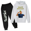 Autumn Mbappé Printed Children's Hoodie Suit Sweatshirt | SAMAG