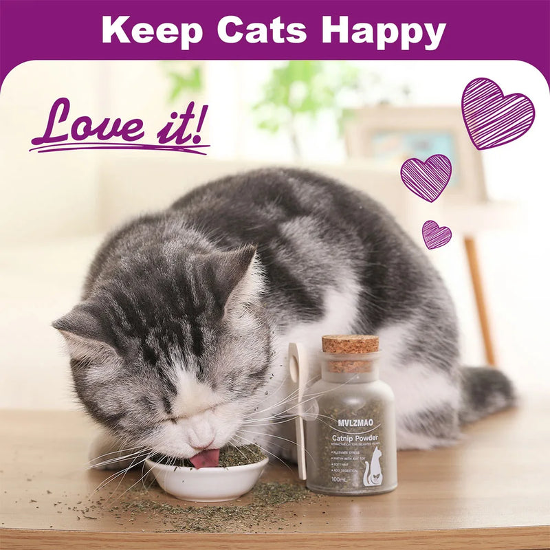 Organic Catnip Safe Premium Blend Perfect for Cats, Instilled with Maximized Potency your Kitty is Guaranteed to Go Crazy 100ML