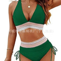 Women's Sleeveless High Waist Halter Neck Bikini | SAMAG