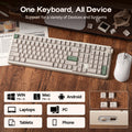 EPOMAKER RT100 PRO Full Sized ANSI US Layout Tri-mode Wireless Mechanical Gaming Keyboard with 5000mAh Battery & RGB Backlight